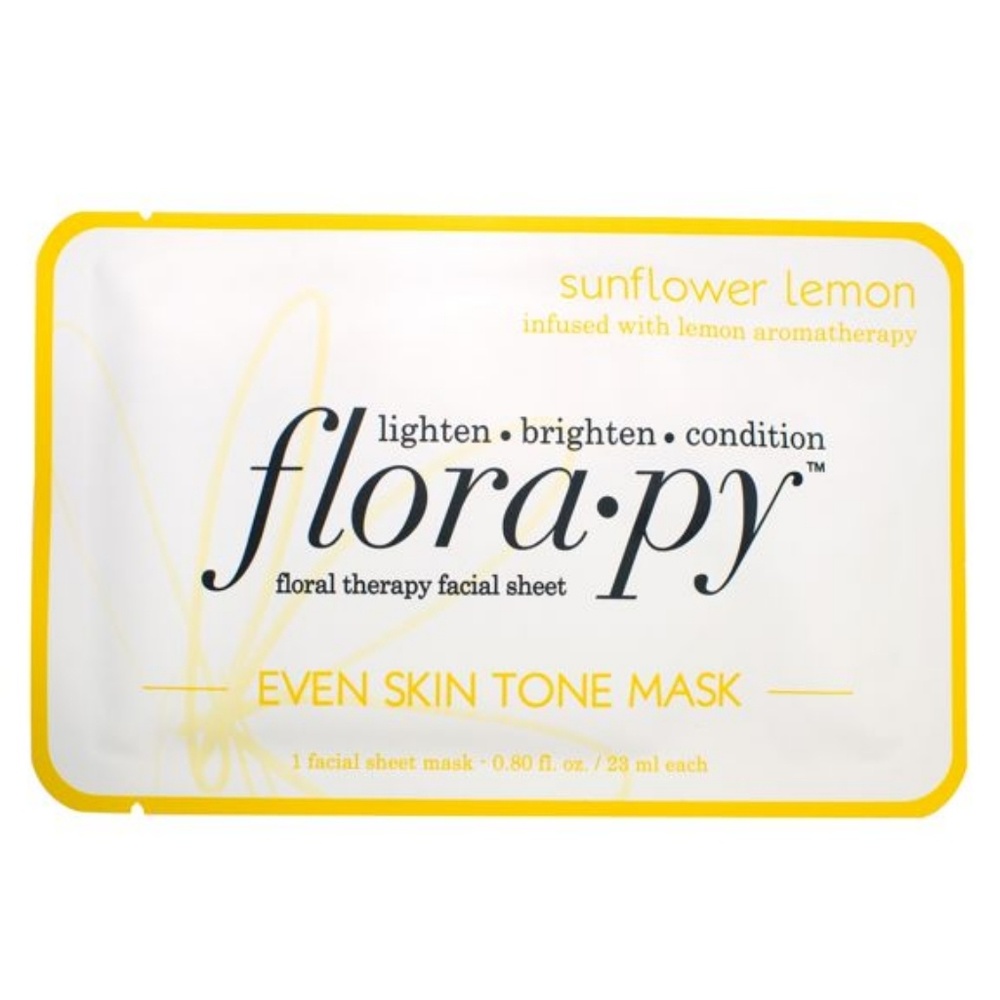 (5)Flora.py Sunflower Lemon Even Skin Tone Mask